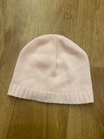 Bonnet rose 0/6M