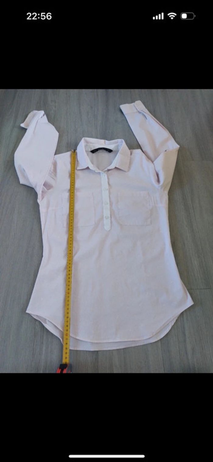 Blouse chemise Zara taille S - photo numéro 6