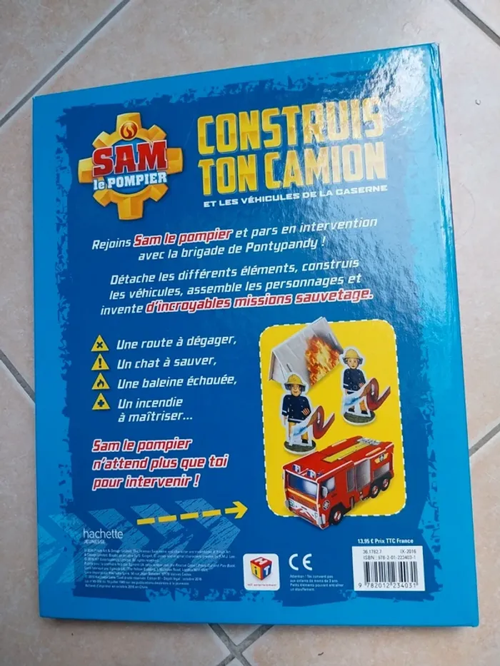 Livre construis ton camion sam le pompier - photo numéro 9