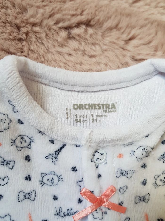 Lot de 2 pyjamas fille 1 mois - photo numéro 4