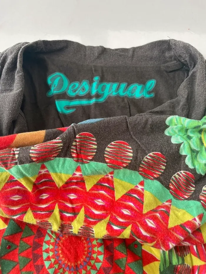 T-shirt tunique Desigual M - photo numéro 3