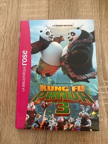 Livre la bibliothèque rose : kung-fu fu panda