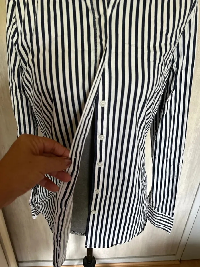 Chemise bleu et blanc - photo numéro 2