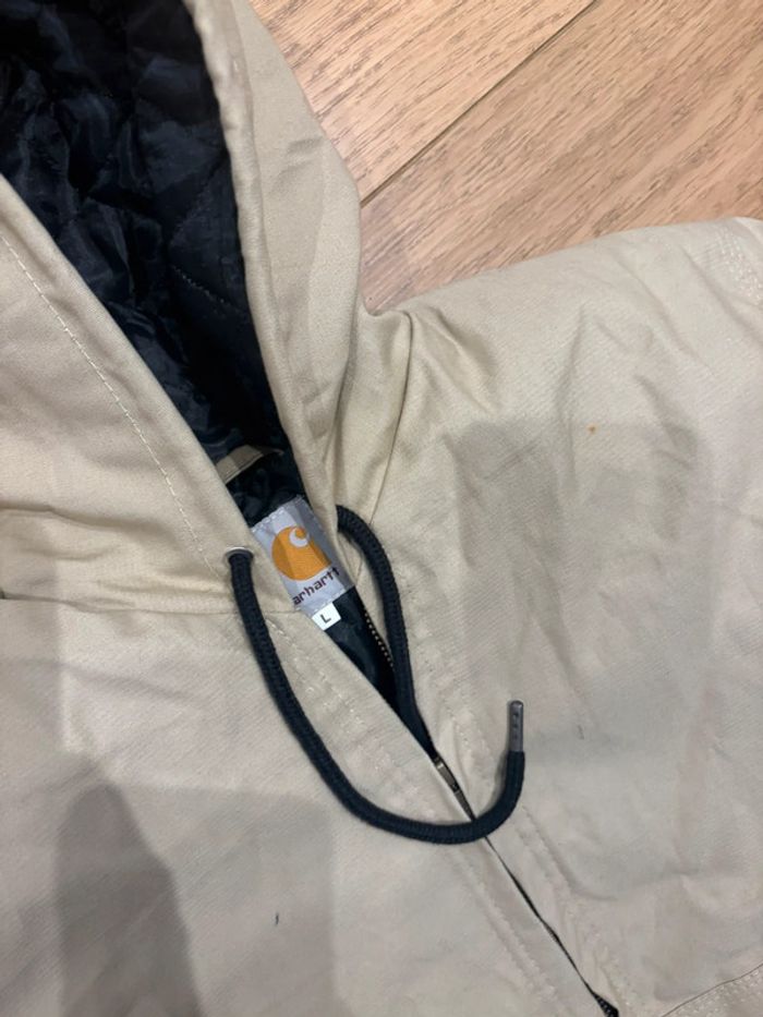 Carhartt Blouson Veste type aviateur L – beige / noir classique - photo numéro 4