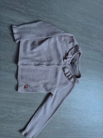 Gilet rose tout doux sergent major