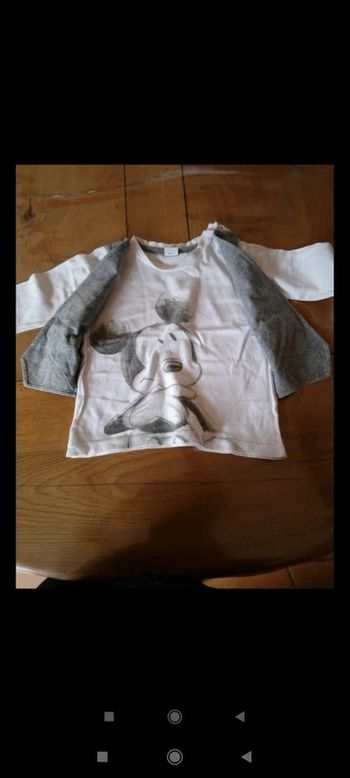 Maillot Mickey manches longues 2 ans