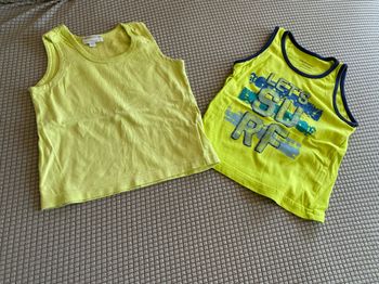 Lot débardeurs t-shirts 18 mois