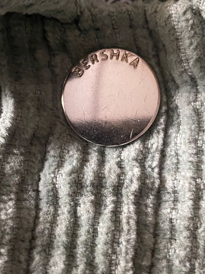 Veste Sur chemise en velours côtelé Bershka - photo numéro 10