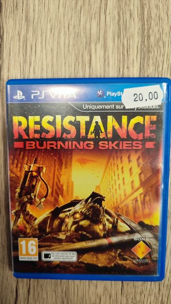 Résistance burning skies PS vita