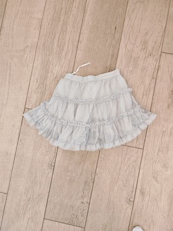 Jupe grise en tulle 23 mois