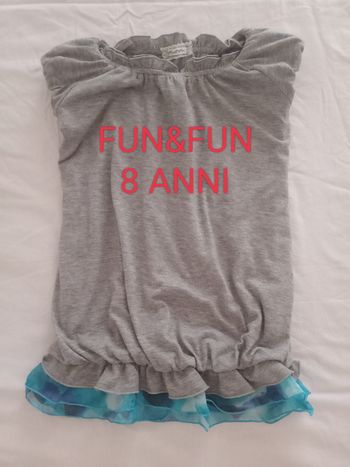 T shirt felpata 8 anni