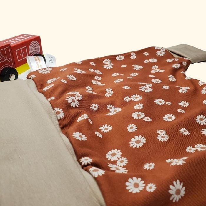 Jolies marguerites - Pantalon évolutif 100% Jersey - 0-3 mois - photo numéro 2