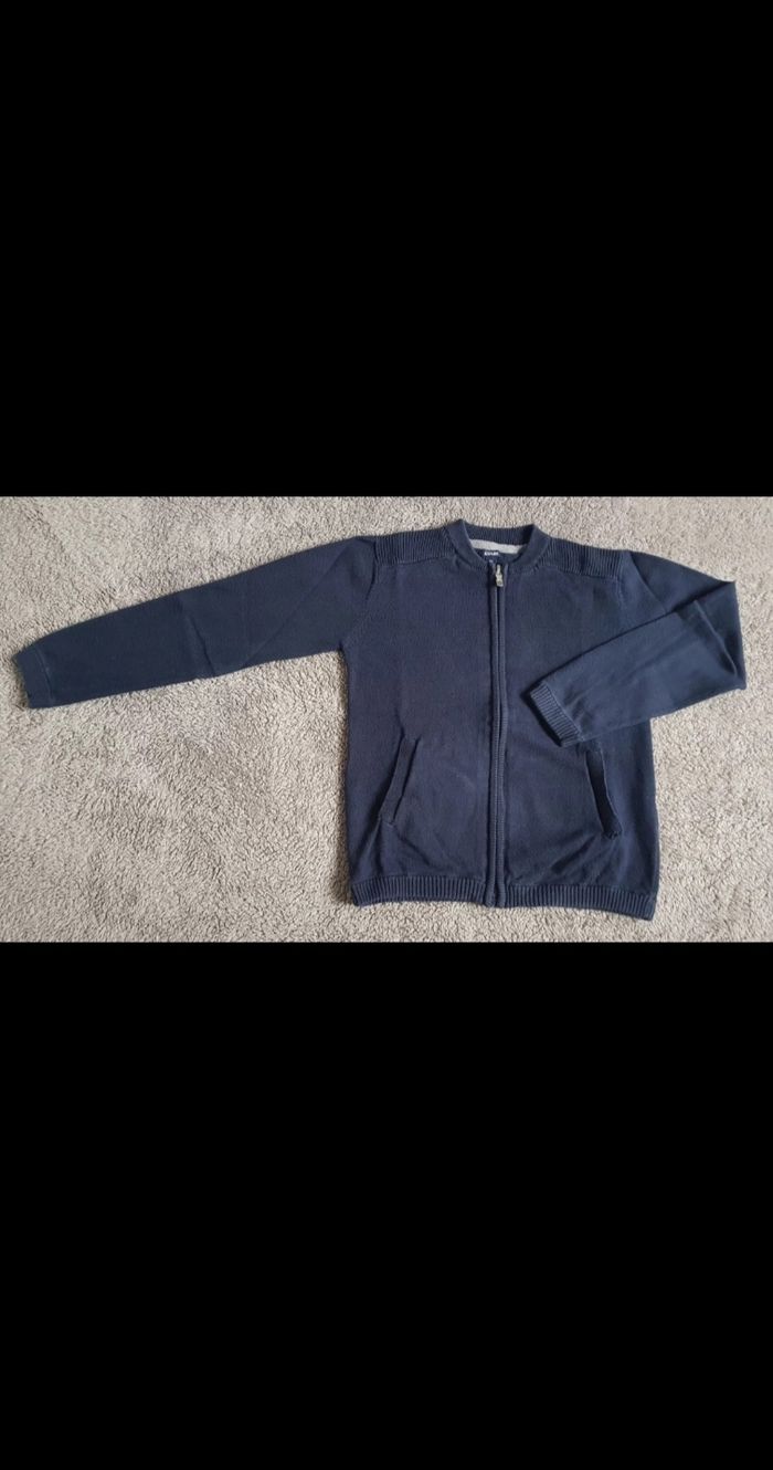 Gilet zippé enfant garçon - Taille 8 ans