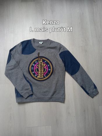 Pull Kenzo taille L mais plutôt M