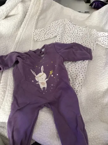 Lot de 2 pyjamas 6 mois verbaudet lot 1