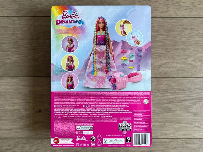 Barbie Dreamtopia rose Princesse Tresses Magiques Mattel 3+ - photo numéro 3