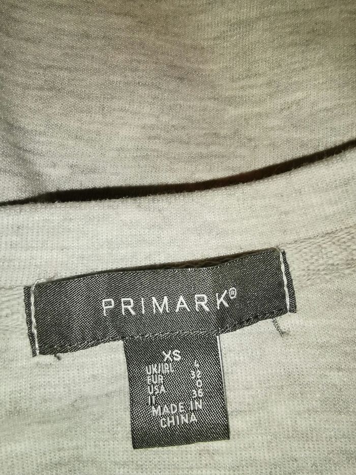 Sweat gris clair manches flares Primark - photo numéro 7