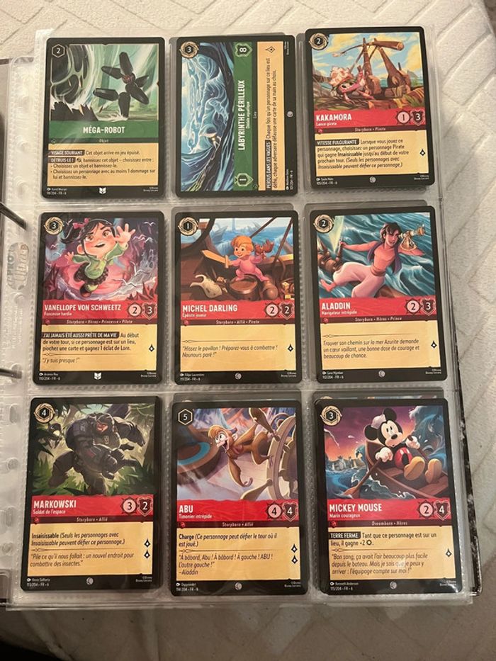 Lot de 85 cartes Lorcana - Chapitre 6 - photo numéro 5