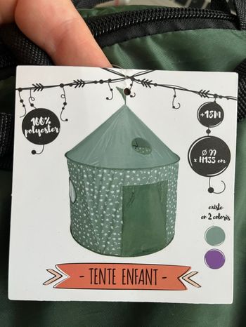 Tente enfant