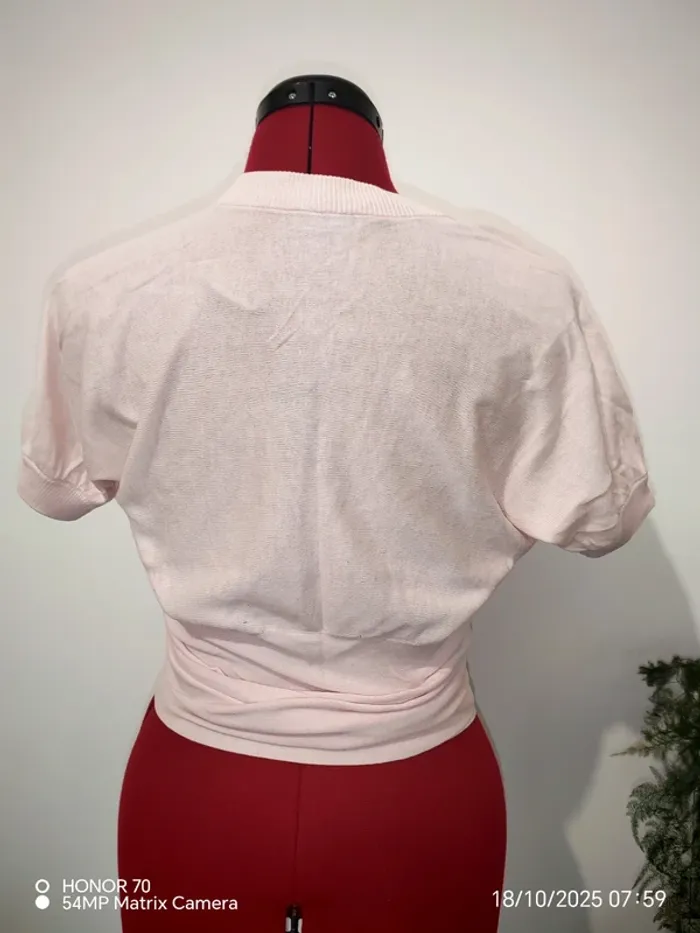 AccueilFemmesVêtementsHauts et t-shirtsBlousesEtam Blouses Cache coeur manches courtes S / - photo numéro 3