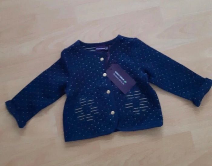 Gilet bb fille 12 mois sergent-major