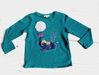 Vêtement fille tee-shirt manches longues Du pareil au même DPAM 4 ans