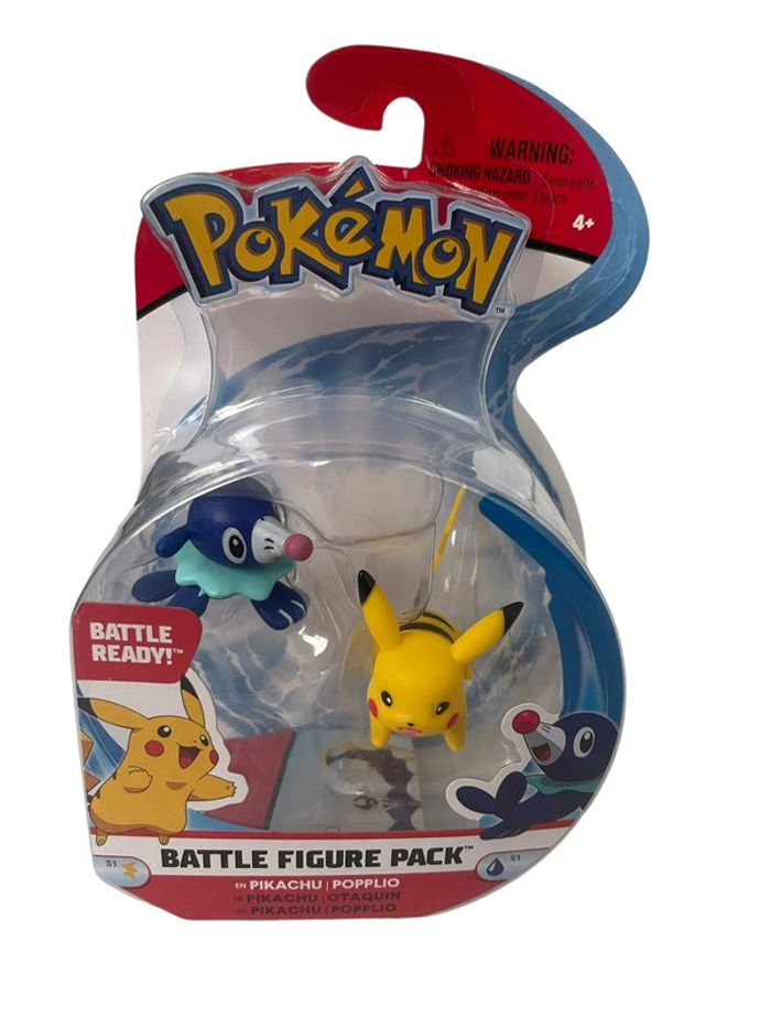 Figurines Pokémon Battle Figure Pack Pikachu et Otaquin Jazwares neuf