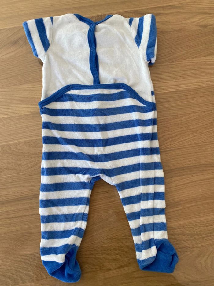 Pyjama velours 6 mois Absorba - photo numéro 3