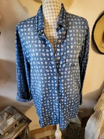 Chemise jeans