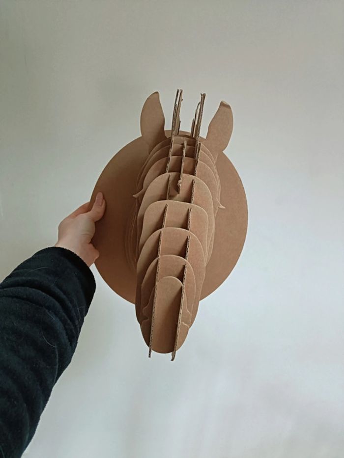 Déco tête 3D cheval à customiser - photo numéro 5