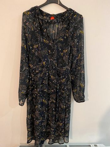 Robe longue voilage miss captain en 36