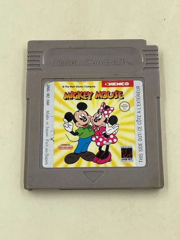 Jeu vidéo Mickey Mouse sur console Nintendo Game Boy