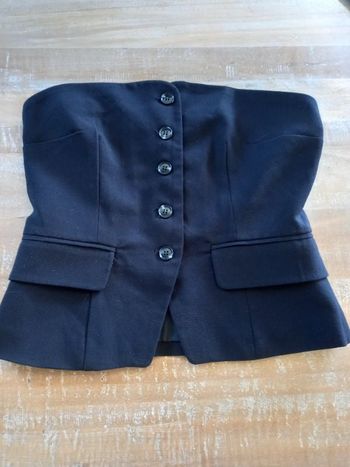 Bustier style blazer