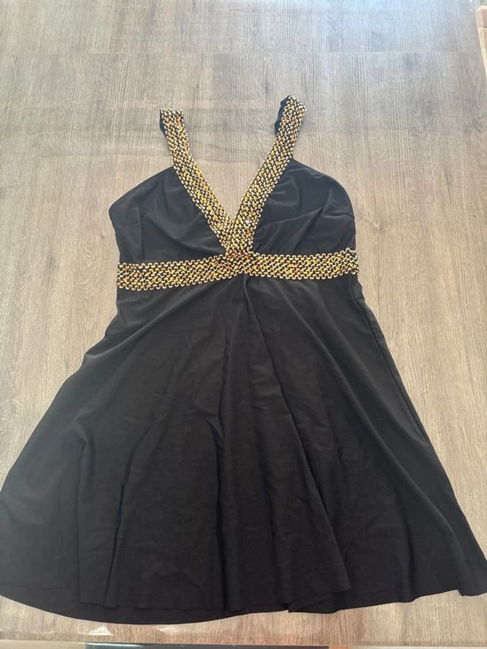 Haut de maillot/robe maillot noir