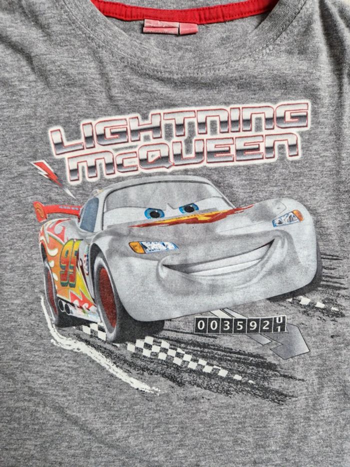 Tee-shirt manches longues Cars 8 ans Disney pixar - photo numéro 2