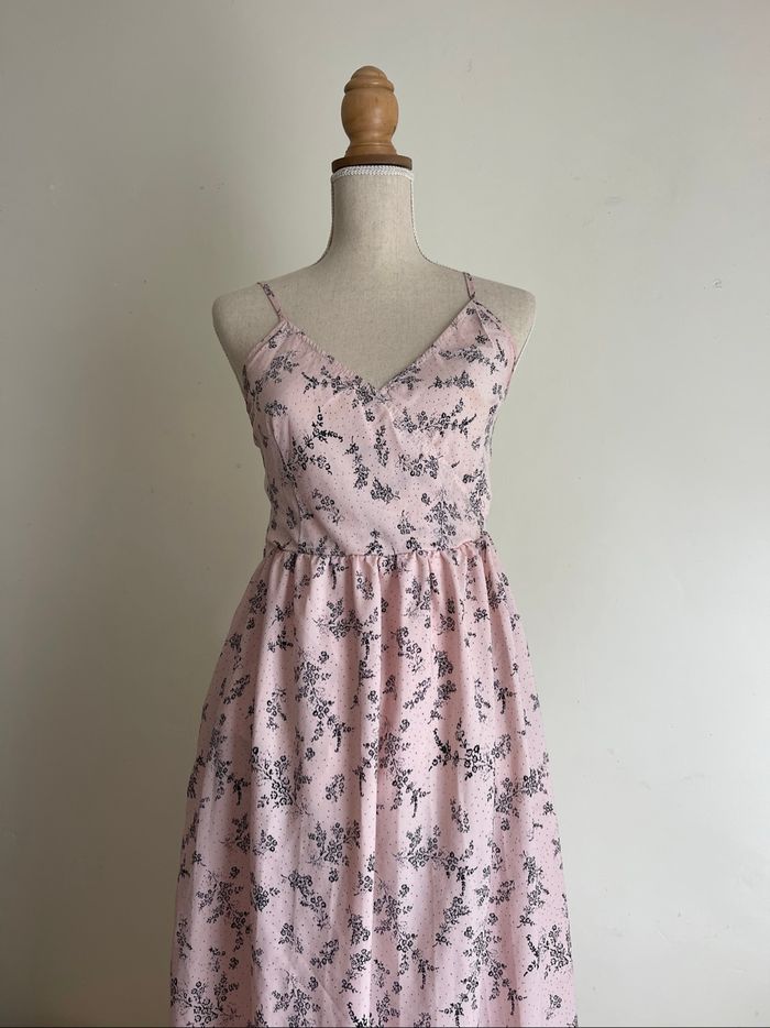 Robe longue fleuris rose Jade & me
