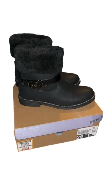 Bottines fourrées noires 38