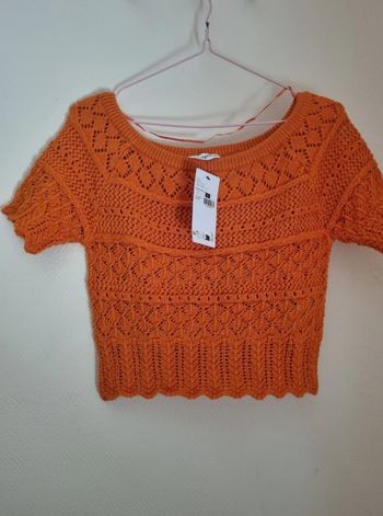 Crop top en mailles