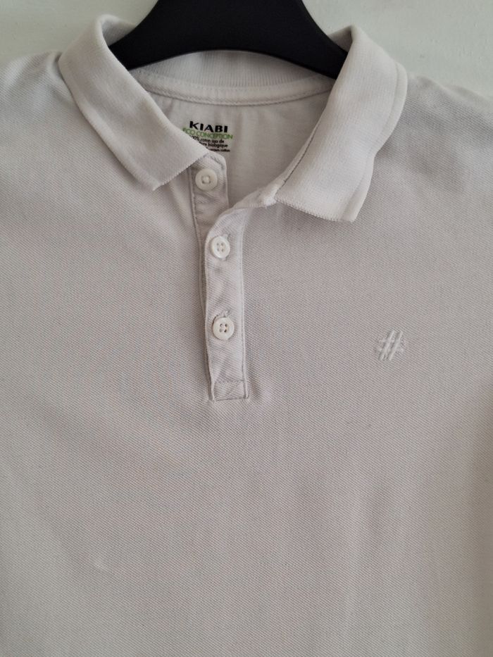Polo brodé couleur unie 100 % coton - photo numéro 2