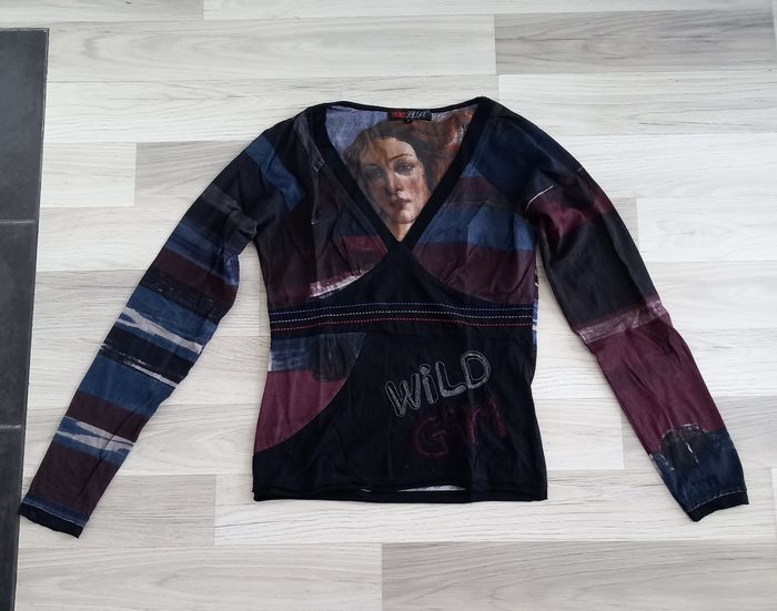 T-shirt à manches longues imprimés Frime taille M