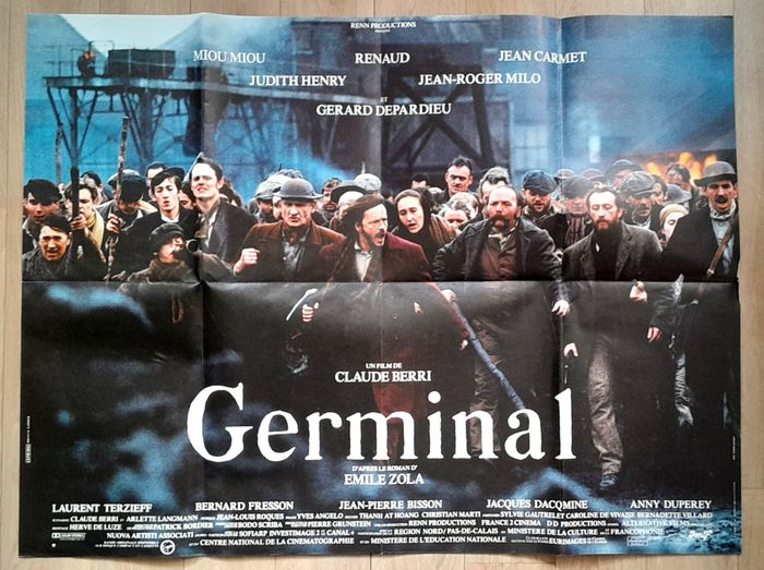 Grande affiche horizontale film cinéma Germinal Renaud - photo numéro 2