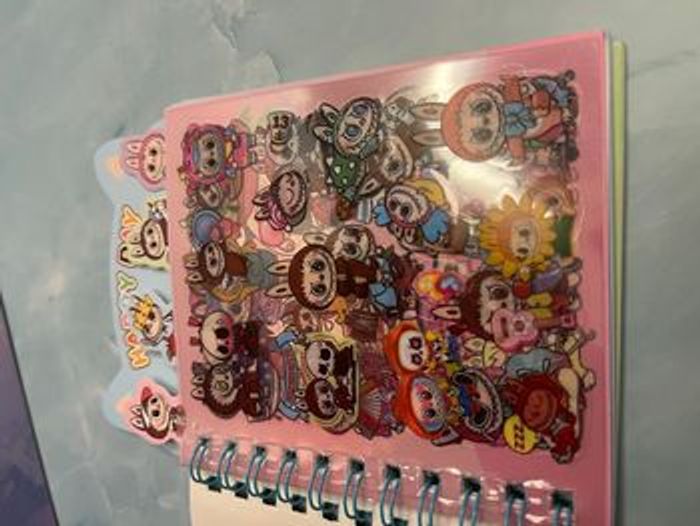 Carnet labubu avec stickers - photo numéro 2