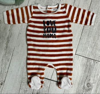 🤎 Pyjama Velours Gémo - 1 mois