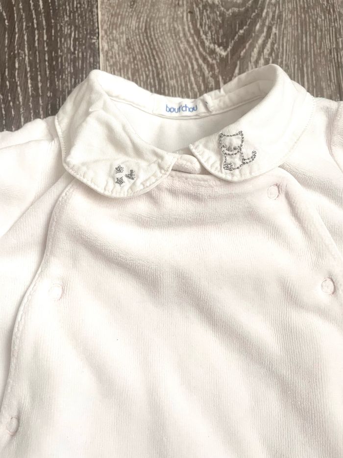 2 grenouillères en velours 3 mois - photo numéro 3