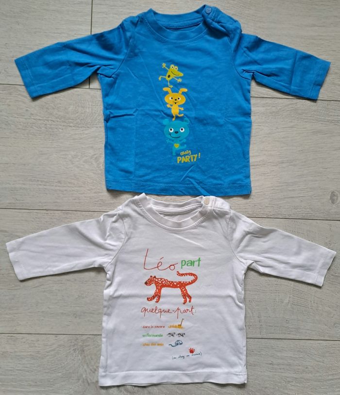 Tee shirts à manches longues bébés garçons taille 3mois Orchestra - photo numéro 2