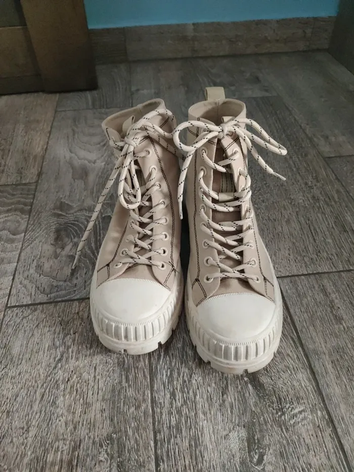 Bottines beiges