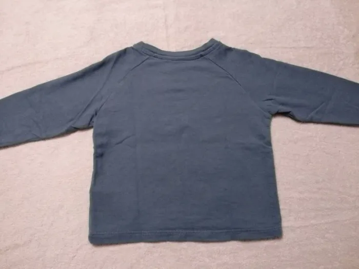 Sweat bleu Okaïdi bleu 3 ans (réf perso E19)(familleac72) - photo numéro 2