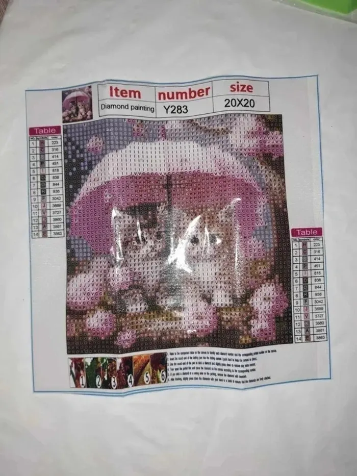 Diamond Painting chats NEUF - photo numéro 3