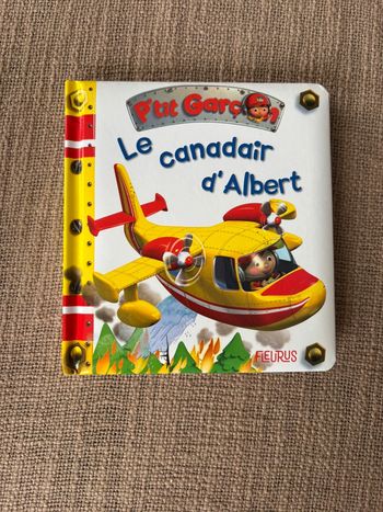 Livre p’tit garçon le Canadair d’Albert