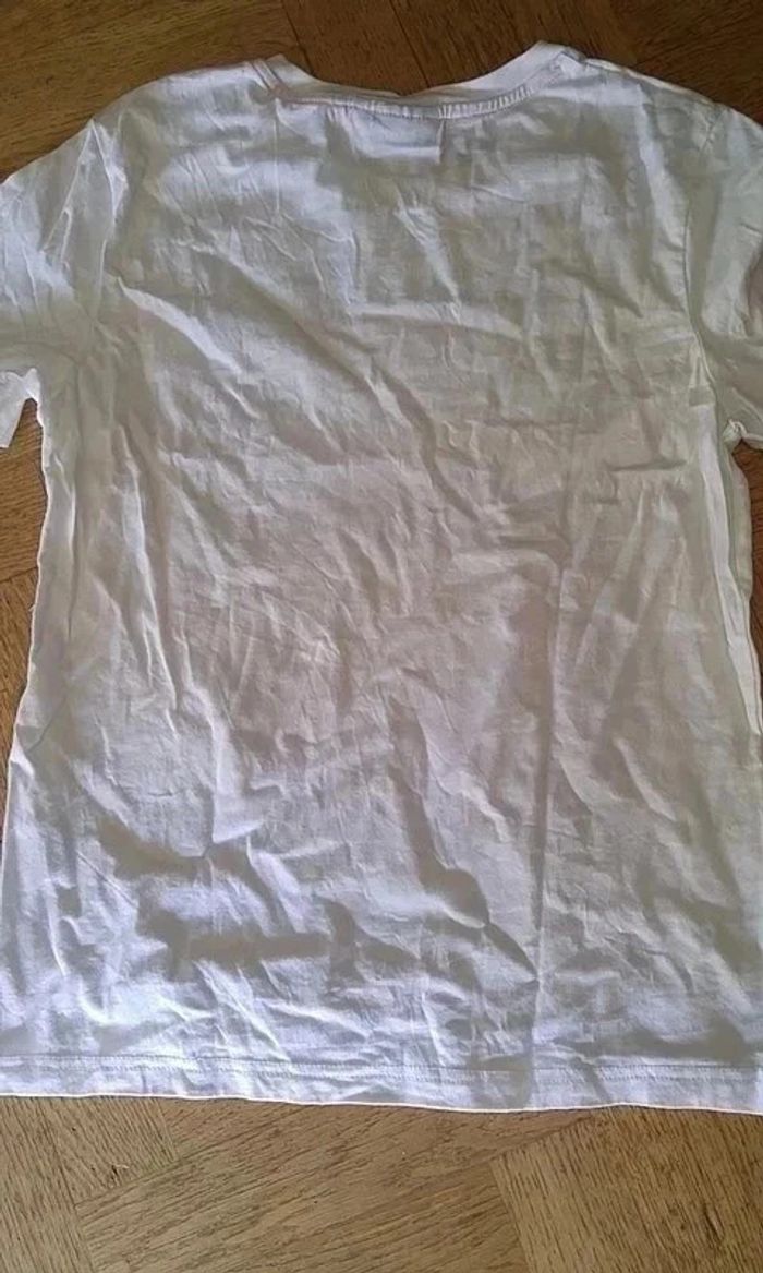 T-shirt Kiabi blanc et image live concert 12 ans - photo numéro 2